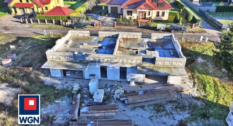Dom na  sprzedaż Gorzów Wielkopolski - Bliźniak w stanie surowym, 227 m2 Atrakcyjna inwestycja Gorzów